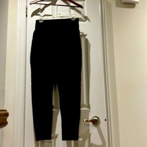 Ladies waist shaper black pant